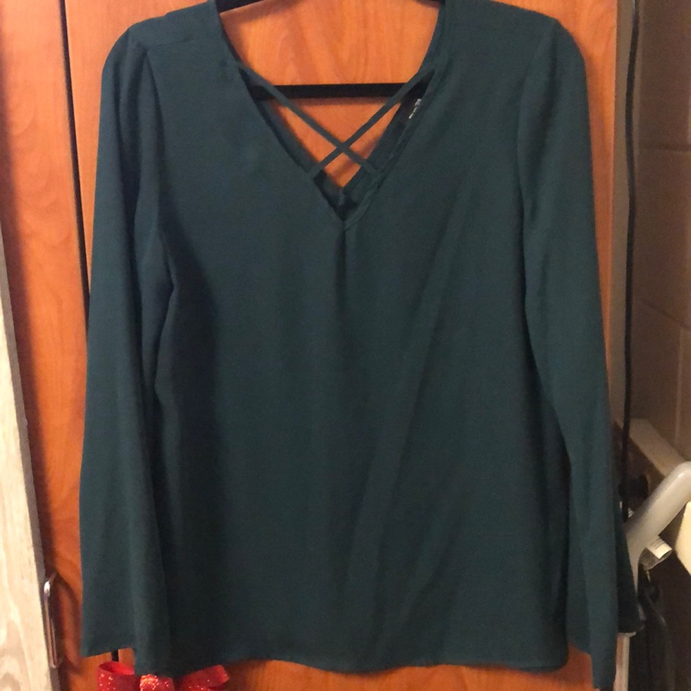 Long Sleeve Green Shirt